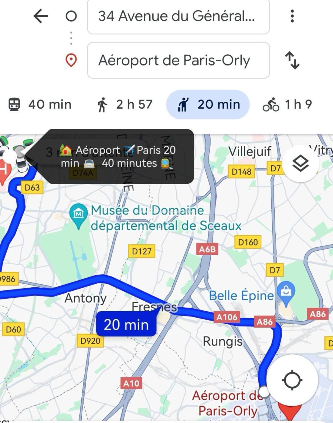Appartement 3 Pieces A Seulement 5Km De Paris - For 2 To 7 Guests ! فونتوناي أو روز المظهر الخارجي الصورة